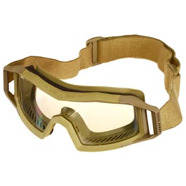 Revision Eyewear Wolfspider Schutzbrille Essential Kit mit klar / rauch Wechselglser tan